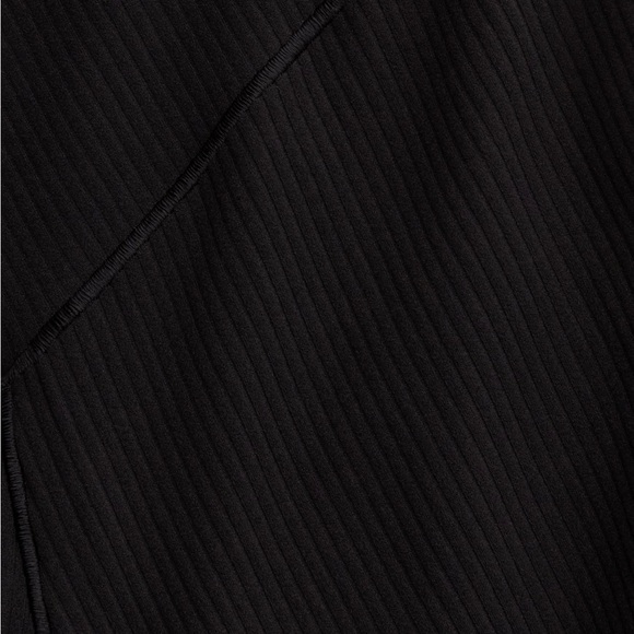 Aerie Black Ribbed Leggings - Picture 3 of 3